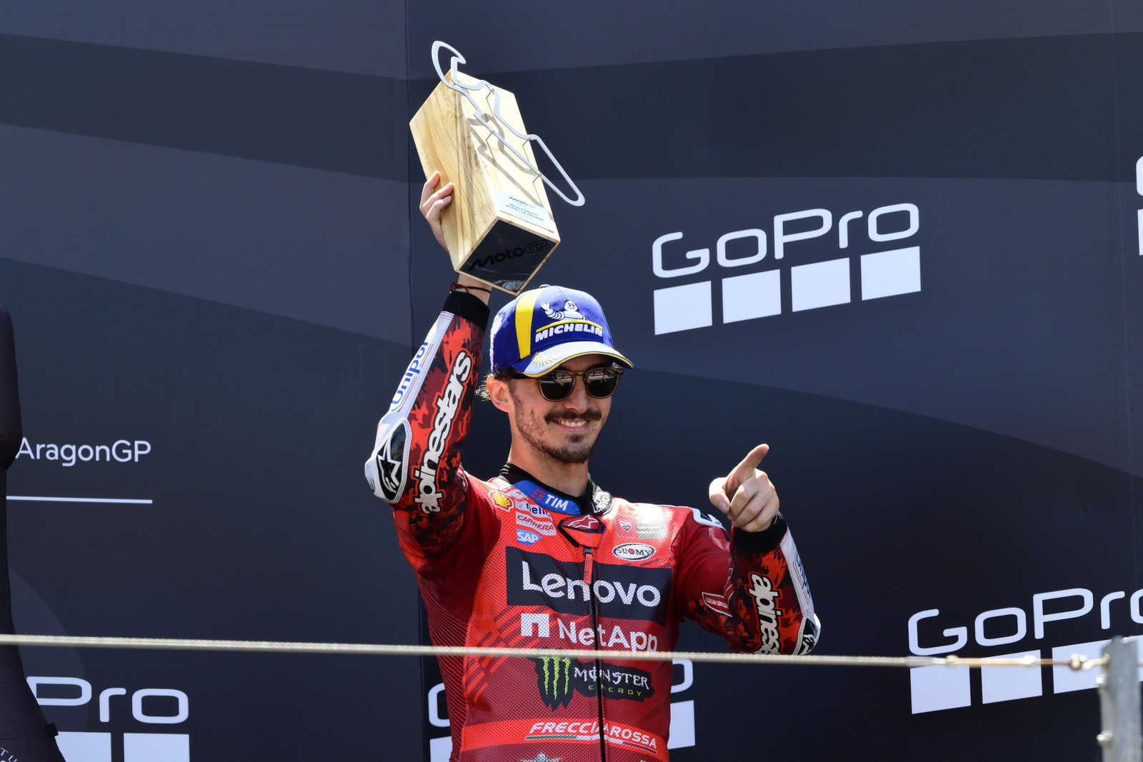 Pecco Bagnaia, Ducati Lenovo Team, Aragon MotoGP, Motorland Aragon